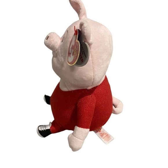 Ty Beanie Babies Gunter Pig Sing Movie 7" Tall Universal Studios New With Tags - Picture 6 of 8
